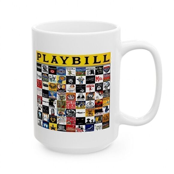 NWOT. 🕯🌹Playbill Mug. Perfect for the Broadway Musical Fan. - Picture 6 of 9
